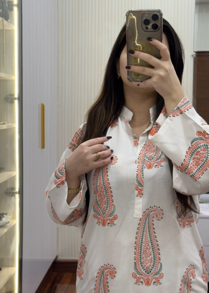 Rainbow stitched eastern suit by Tehzeeb Libas (view 2)