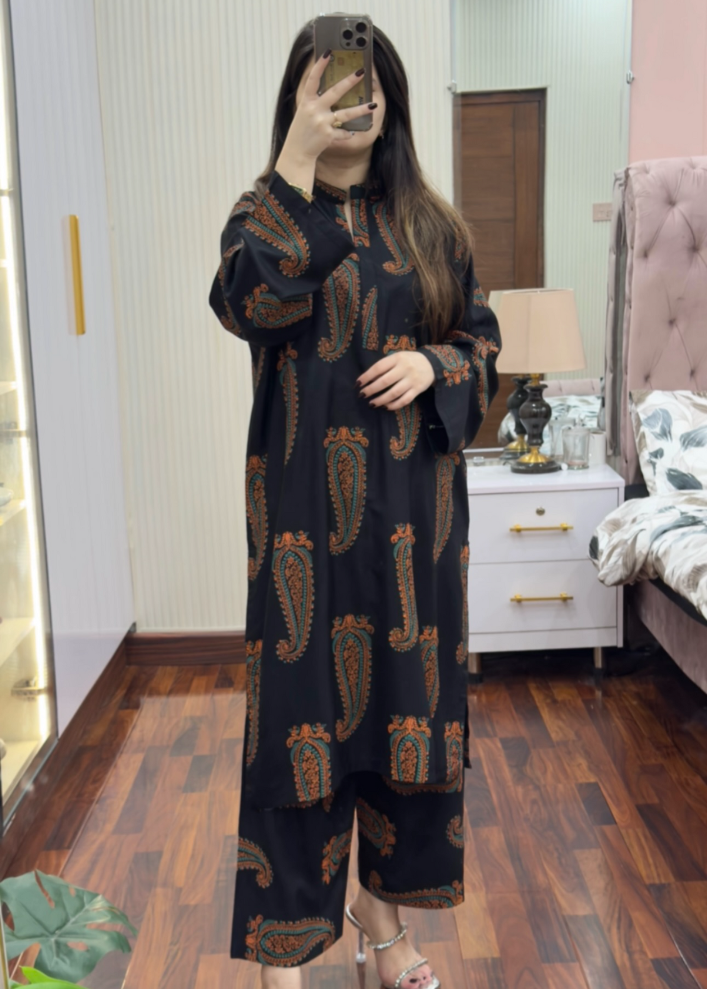 Rainbow B stitched eastern suit by Tehzeeb Libas