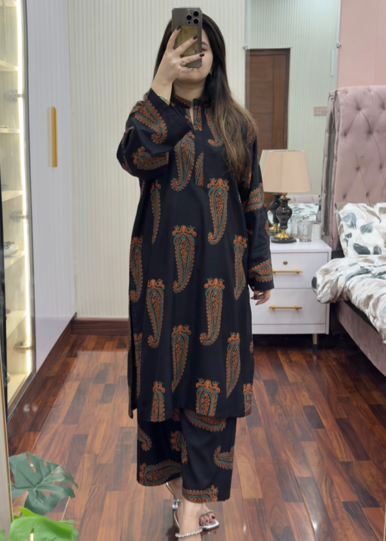Rainbow B stitched eastern suit by Tehzeeb Libas (view 3)