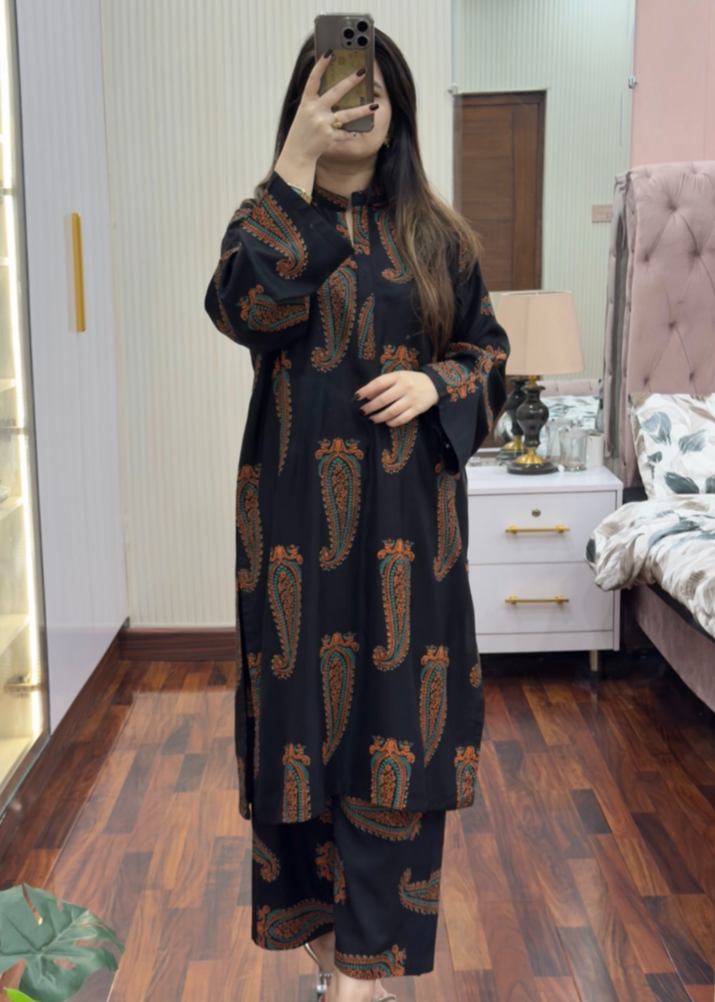 Rainbow B stitched eastern suit by Tehzeeb Libas (view 2)