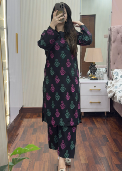 Gulrangi B stitched eastern suit by Tehzeeb Libas