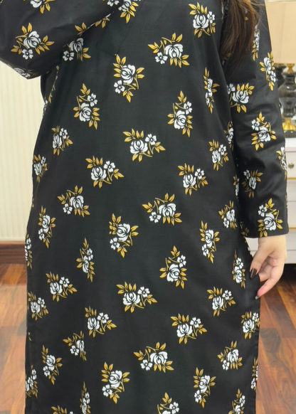 Floral B printed eastern suit by Tehzeeb Libas (view 4)