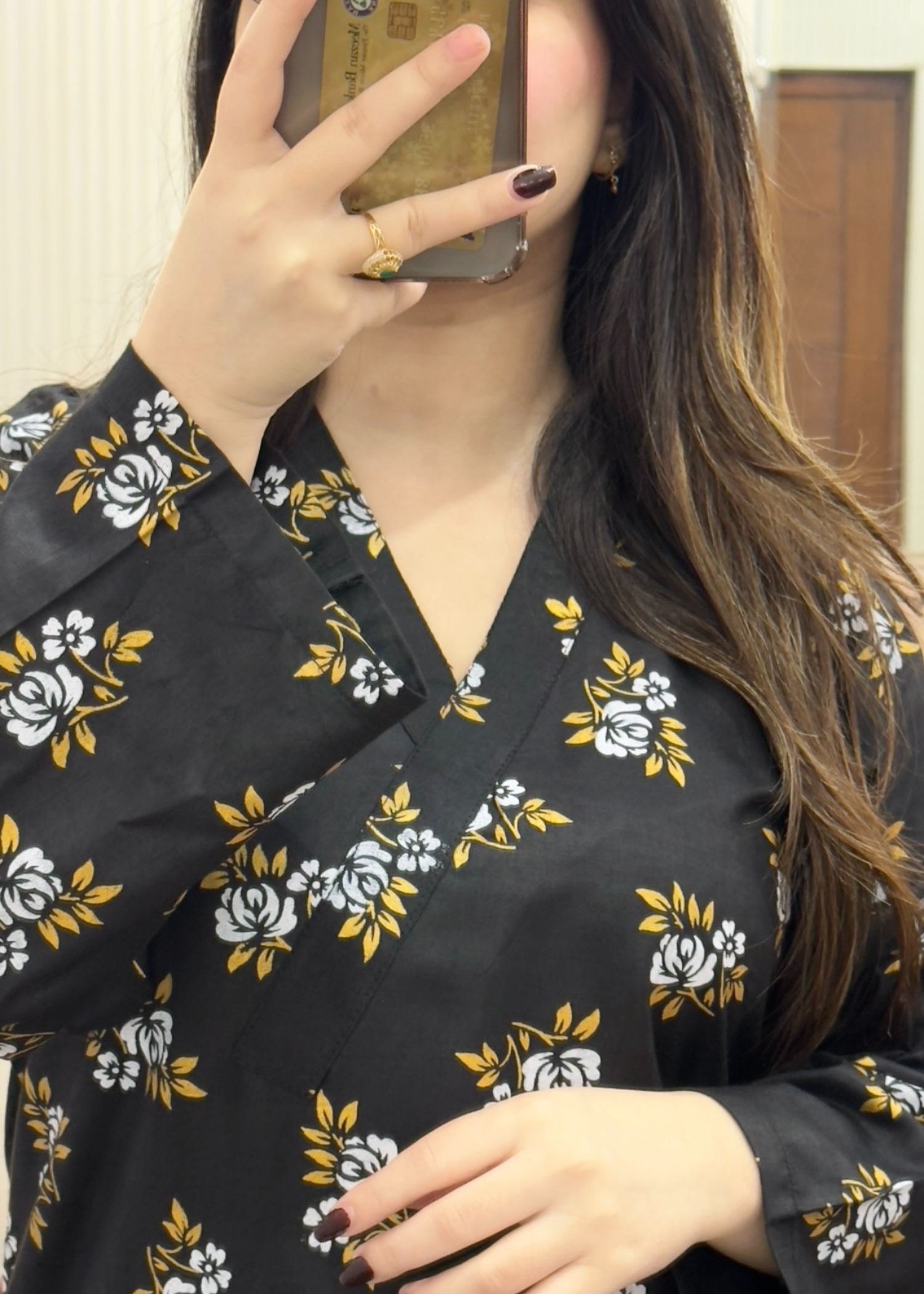 Floral B printed eastern suit by Tehzeeb Libas (view 5)