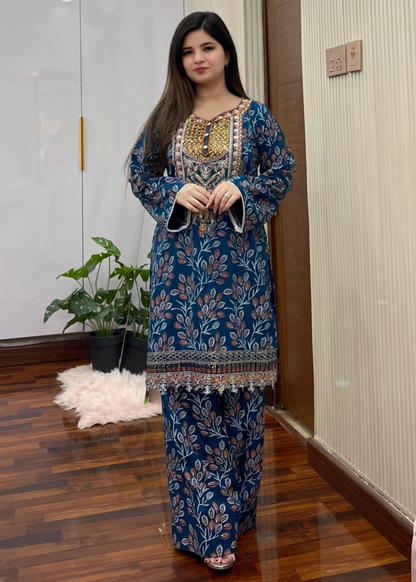 Roha stitched eastern suit by Tehzeeb Libas