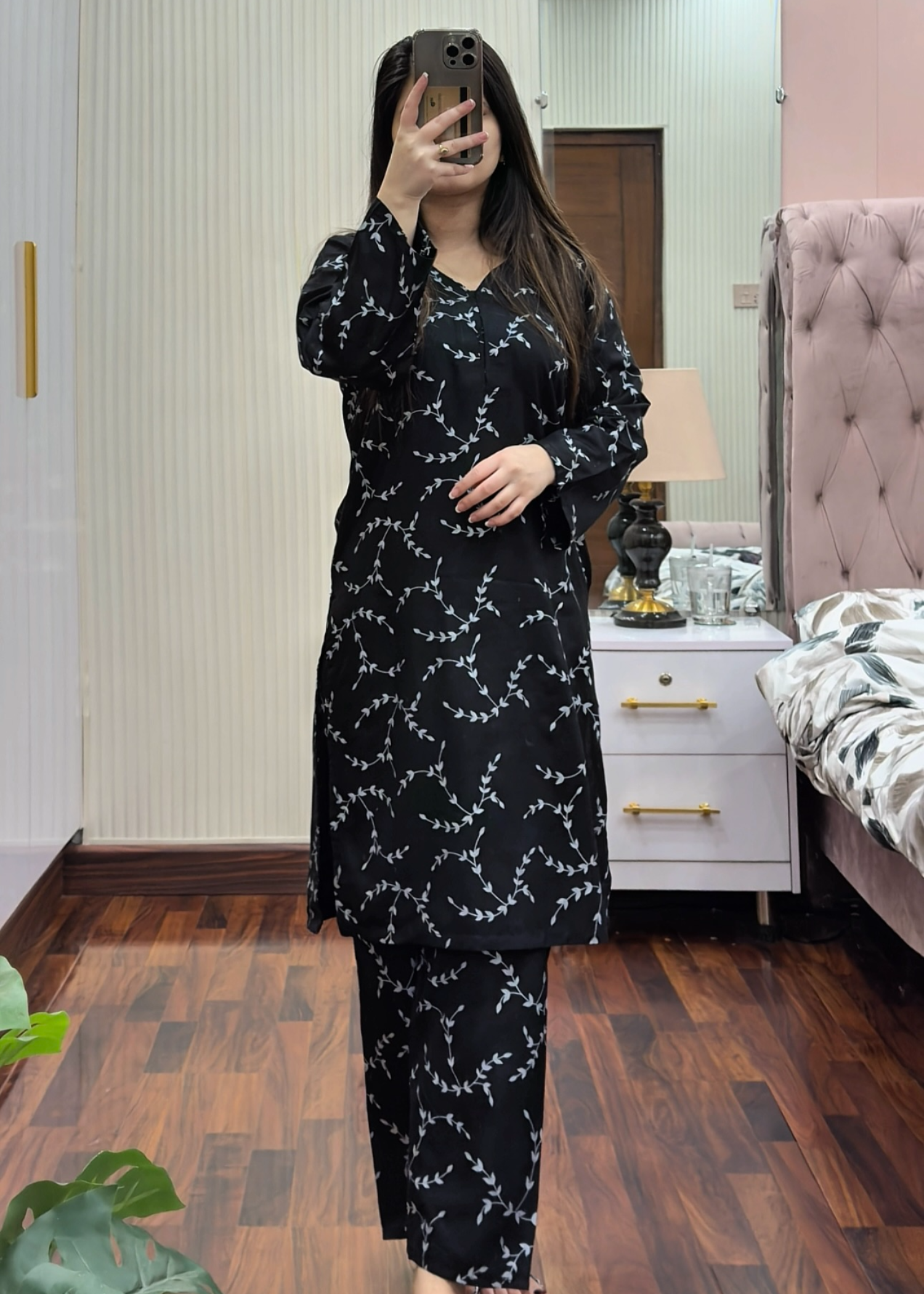 Waves B stitched eastern suit by Tehzeeb Libas