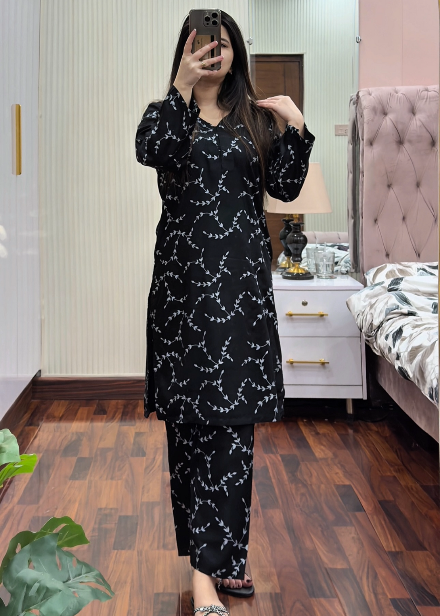 Waves B stitched eastern suit by Tehzeeb Libas (view 3)