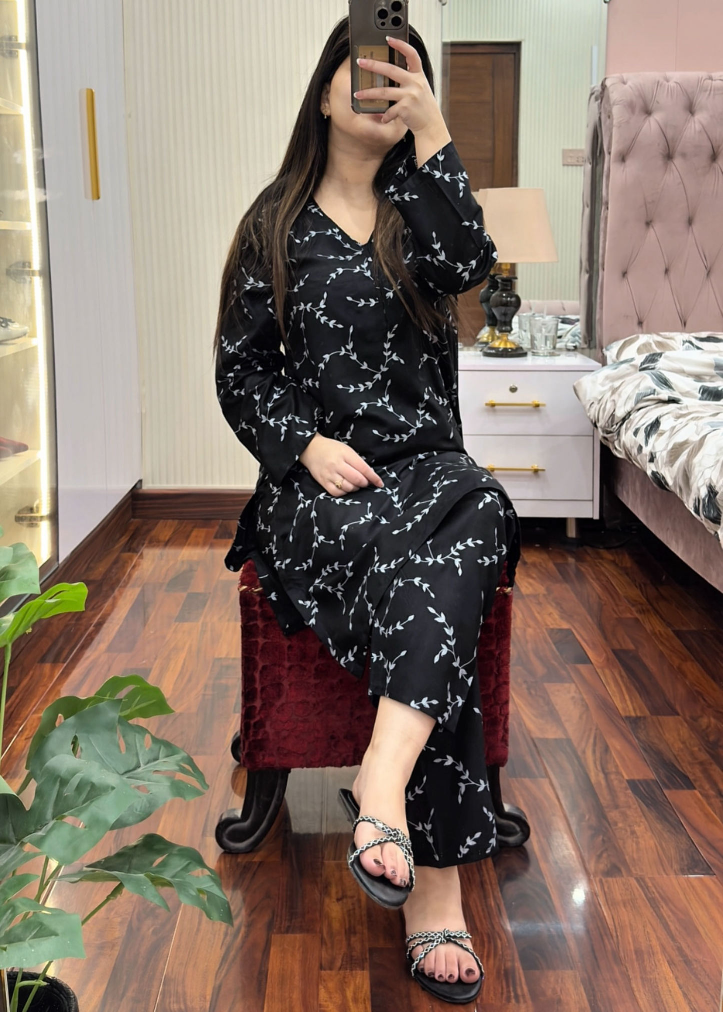 Waves B stitched eastern suit by Tehzeeb Libas (view 6)