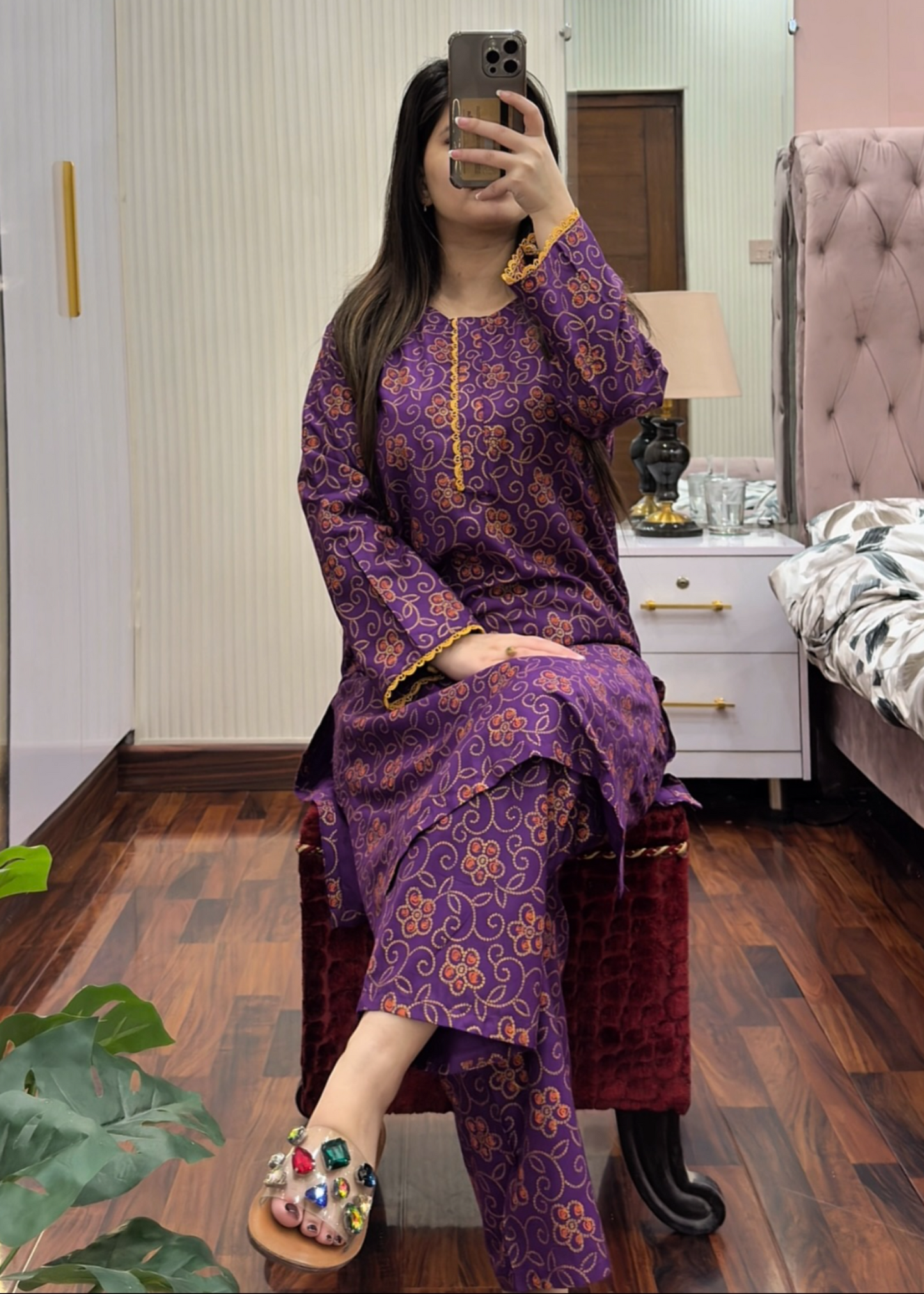 Zarqoon P stitched eastern suit by Tehzeeb Libas (view 2)