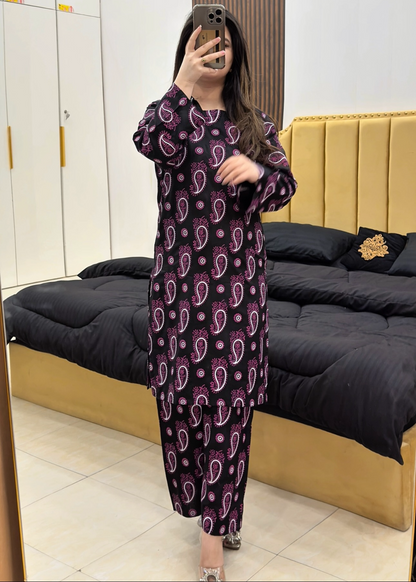 Mehkaar stitched eastern suit by Tehzeeb Libas
