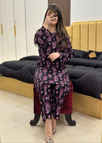 Mehkaar stitched eastern suit by Tehzeeb Libas (view 2)