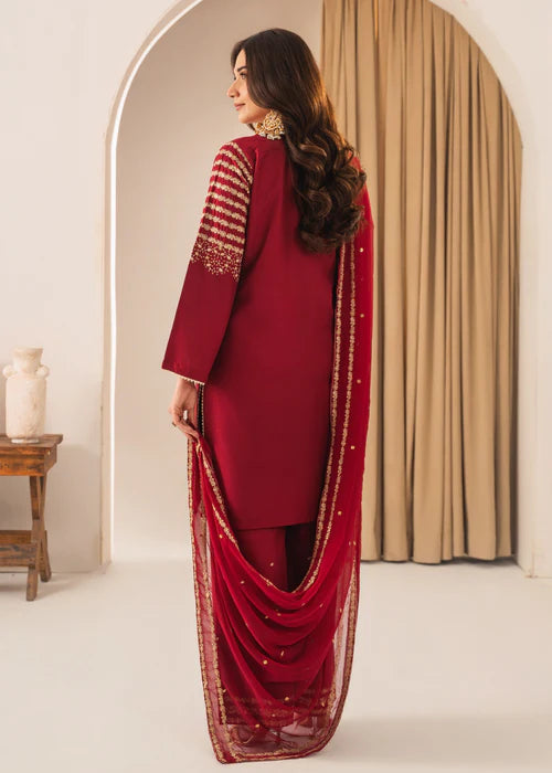 PEACOCK M EMBROIDERED 3PC