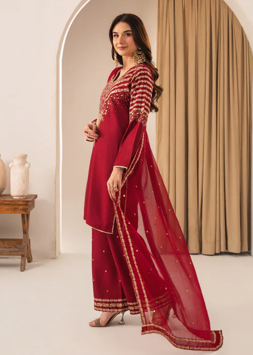 PEACOCK M EMBROIDERED 3PC
