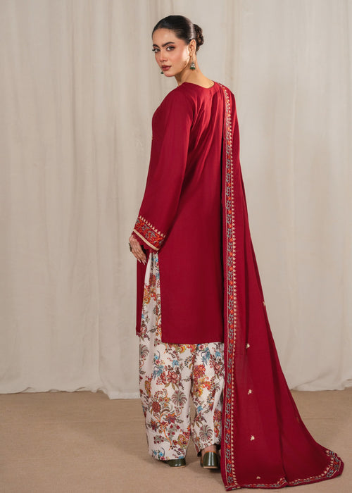 Kesar embroidered 3-piece festive suit by Tehzeeb Libas (view 2)