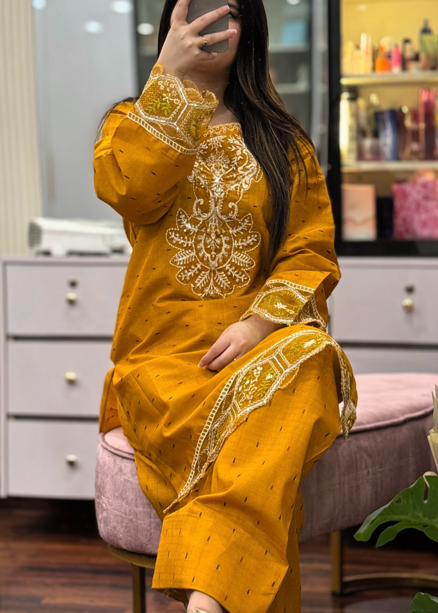 MUQADDAS EMBROIDERED 2PC