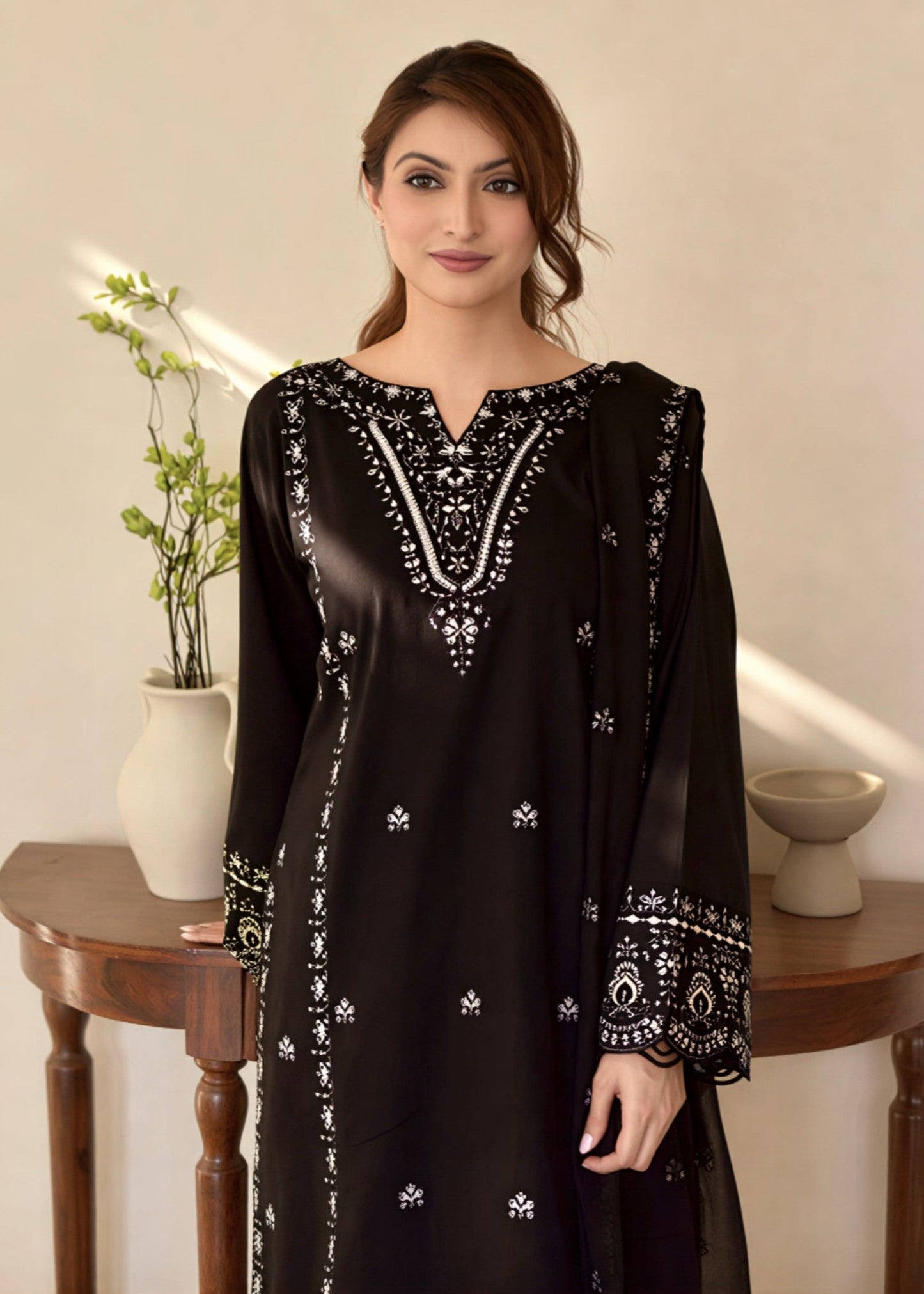 BAREEN EMBROIDERED 3PC