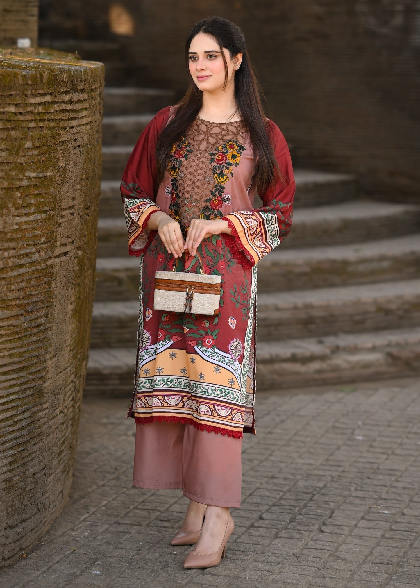 RANIA EMBROIDERED 2PC