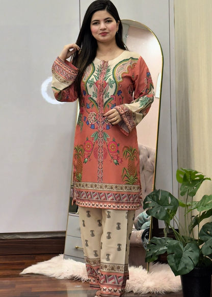 Shamaeel stitched eastern suit by Tehzeeb Libas