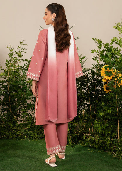 Barbiee embroidered 3-piece suit by Tehzeeb Libas (view 4)