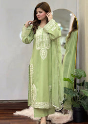 SAPPHIRE EMBROIDERED 3PC