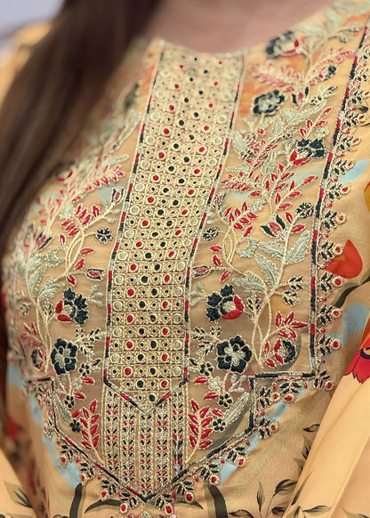 Fiyha stitched eastern suit by Tehzeeb Libas (view 3)