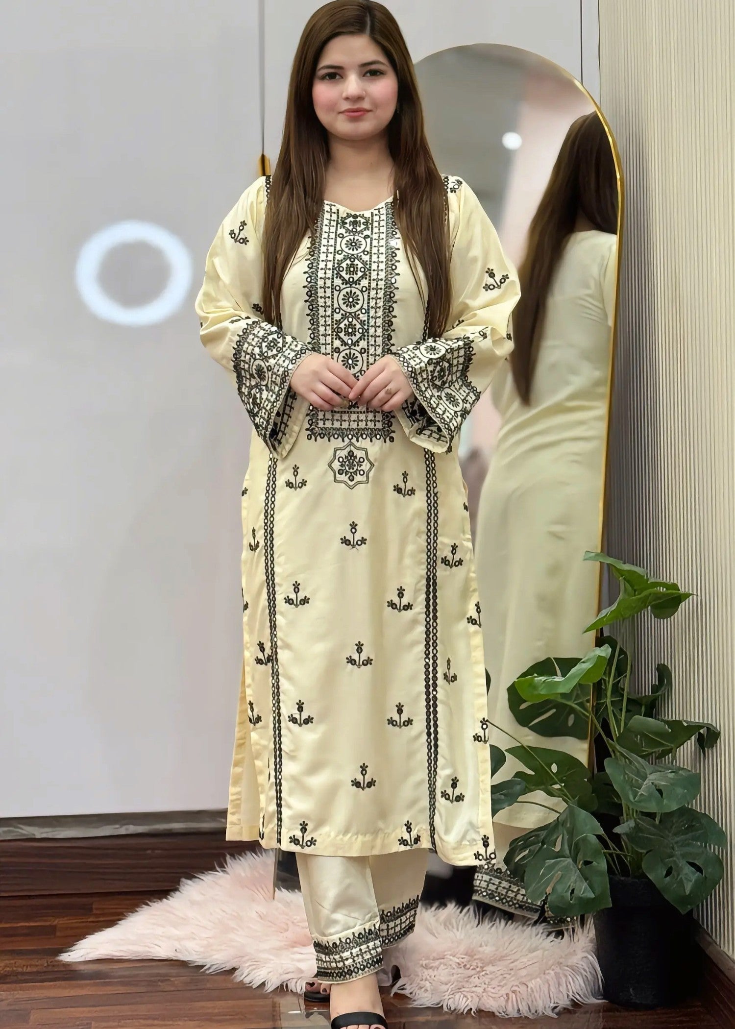 Miraak stitched eastern suit by Tehzeeb Libas