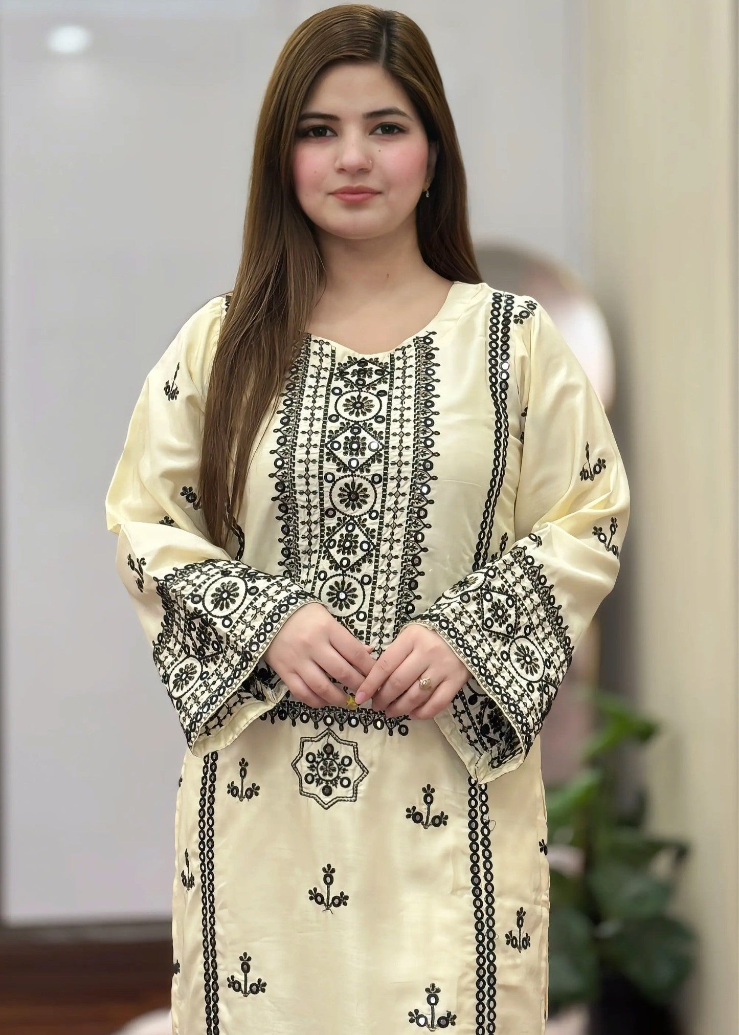 Miraak stitched eastern suit by Tehzeeb Libas (view 4)
