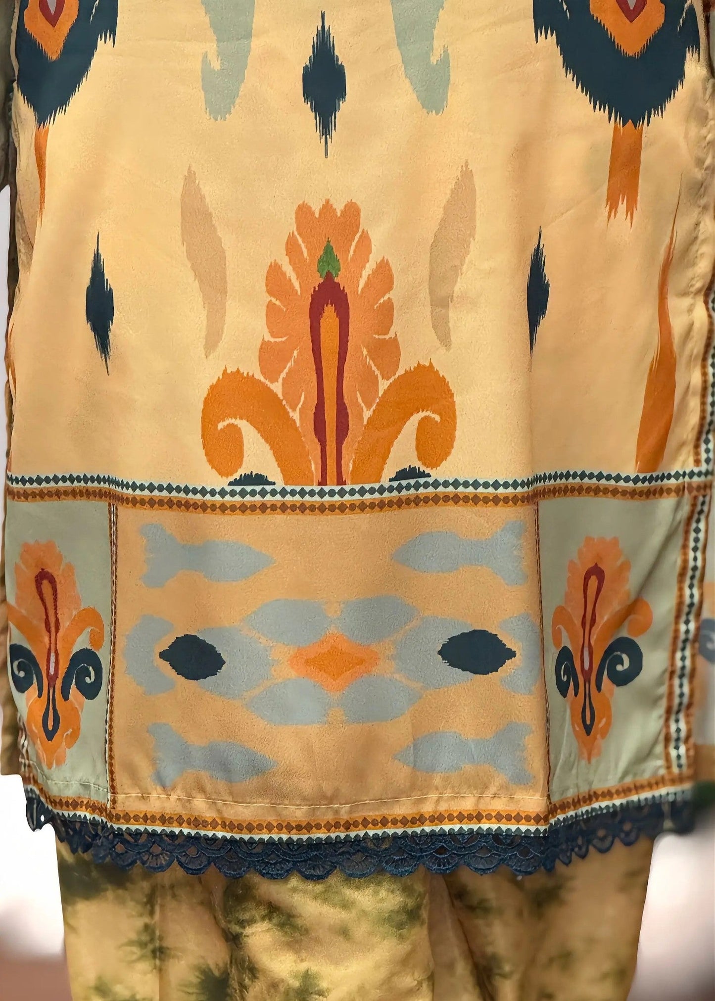 MINSA EMBROIDERED 2PC