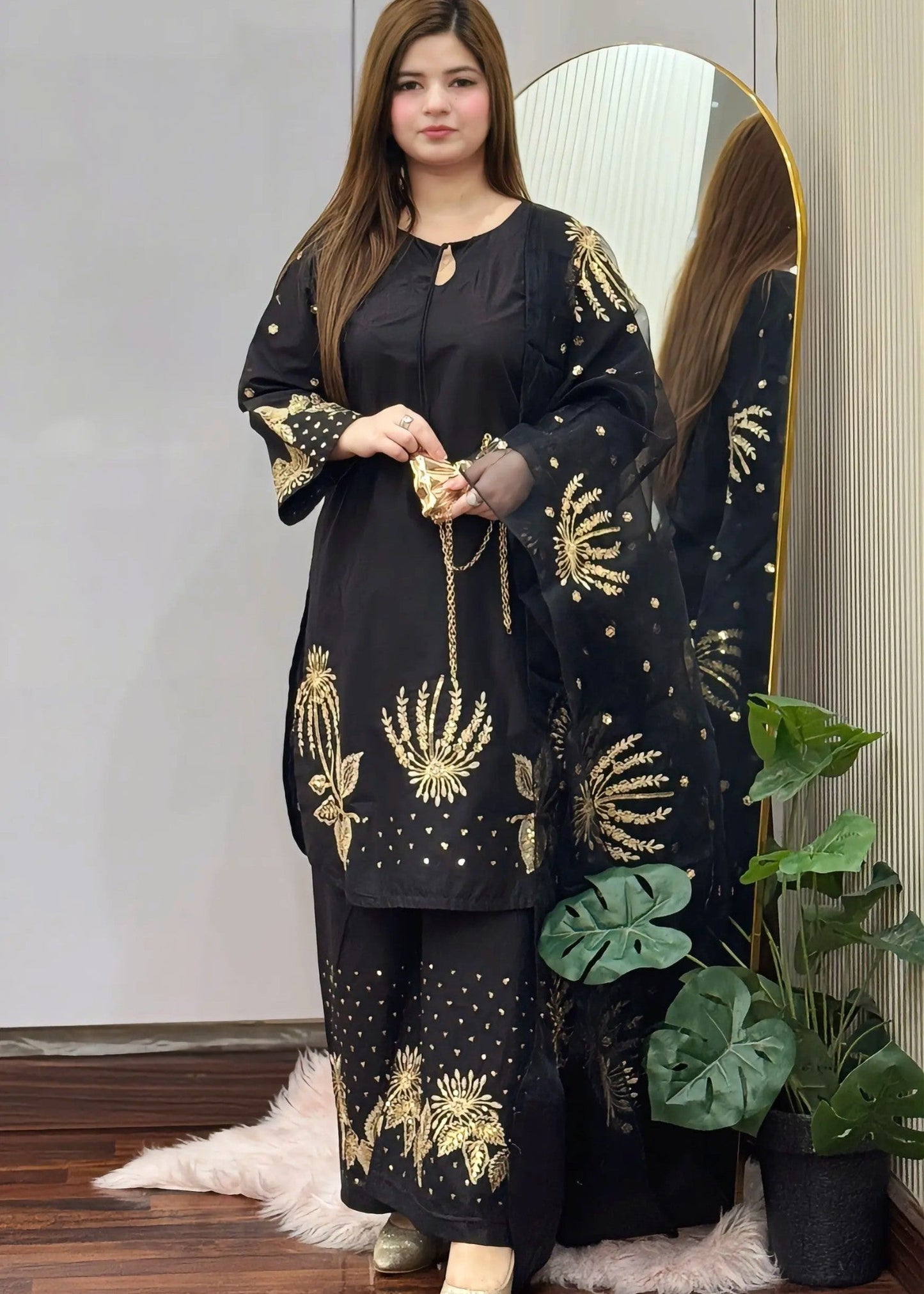 ZARNAAB B EMBROIDERED 3PC