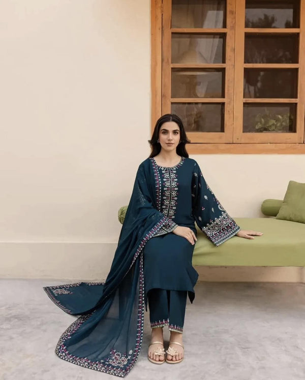 MASHAL LAWN EMB 3PC