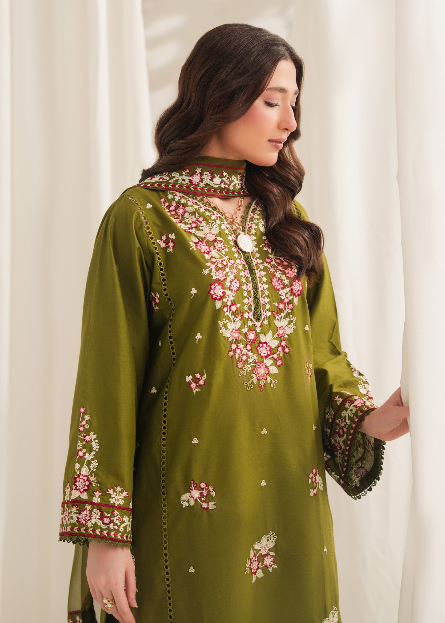 ANARKALI EMBROIDERED 3PC