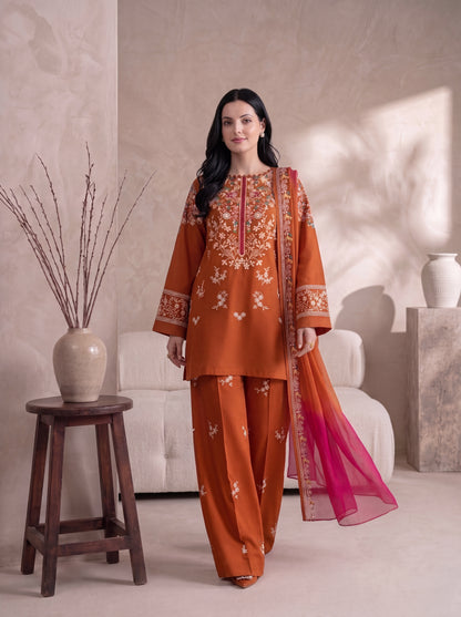 ROSHAAN EMBROIDED 3PC
