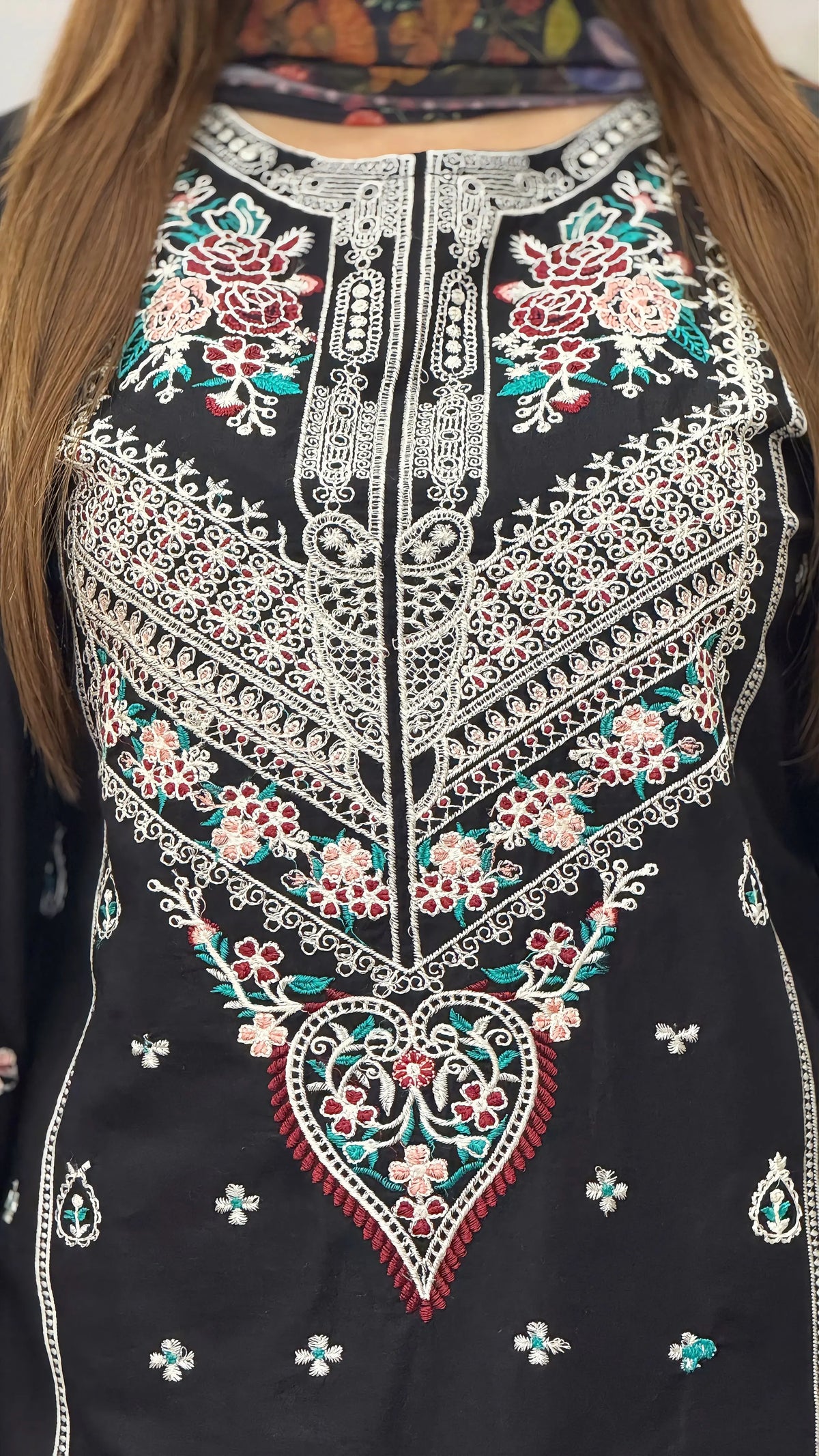 SAJJAL B EMBROIDERED 3PC