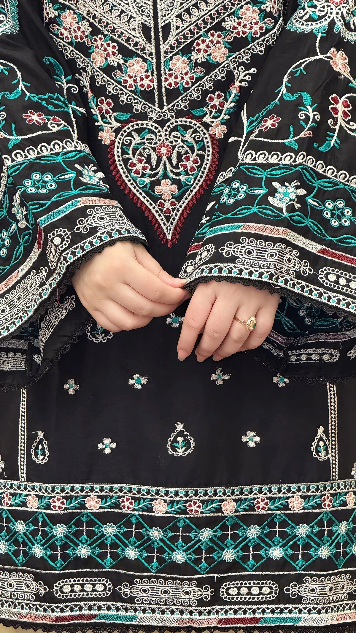 SAJJAL B EMBROIDERED 3PC