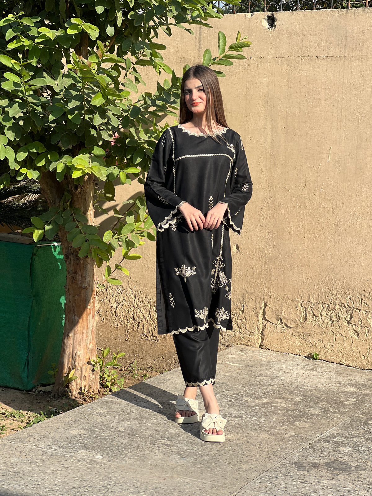 EMAAN EMBROIDERY 2PC