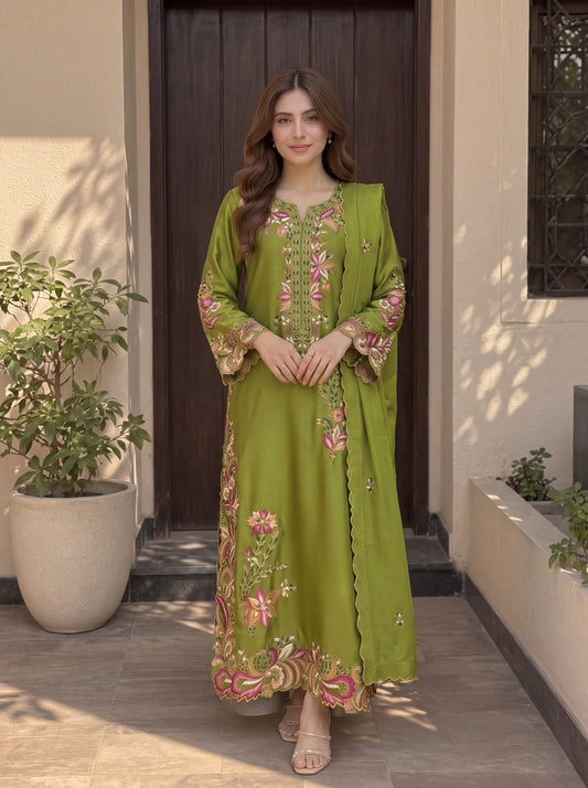 MAHEEN EMBROIDED KAFTAAN