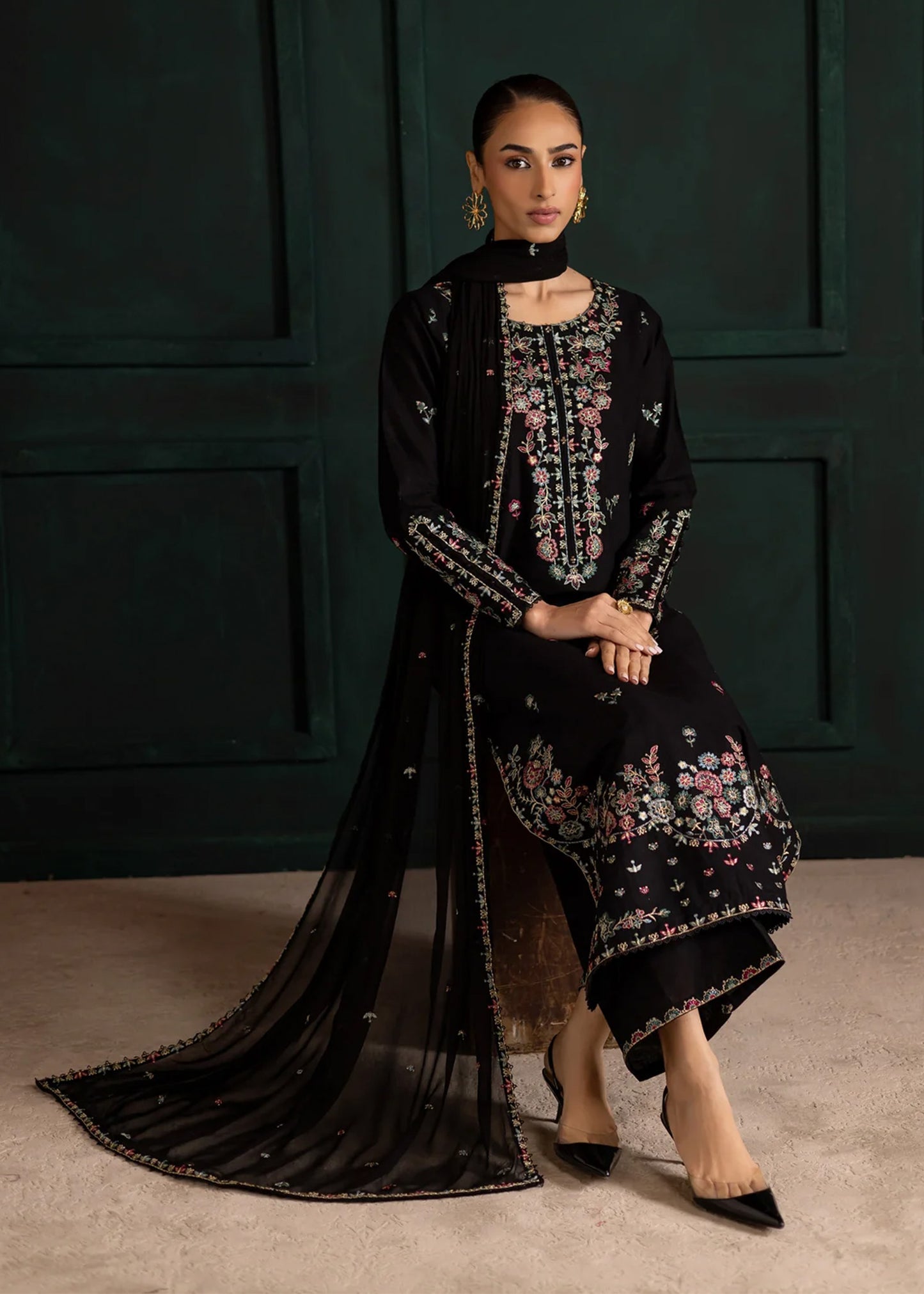 NAYAB EMBROIDERD 3PC