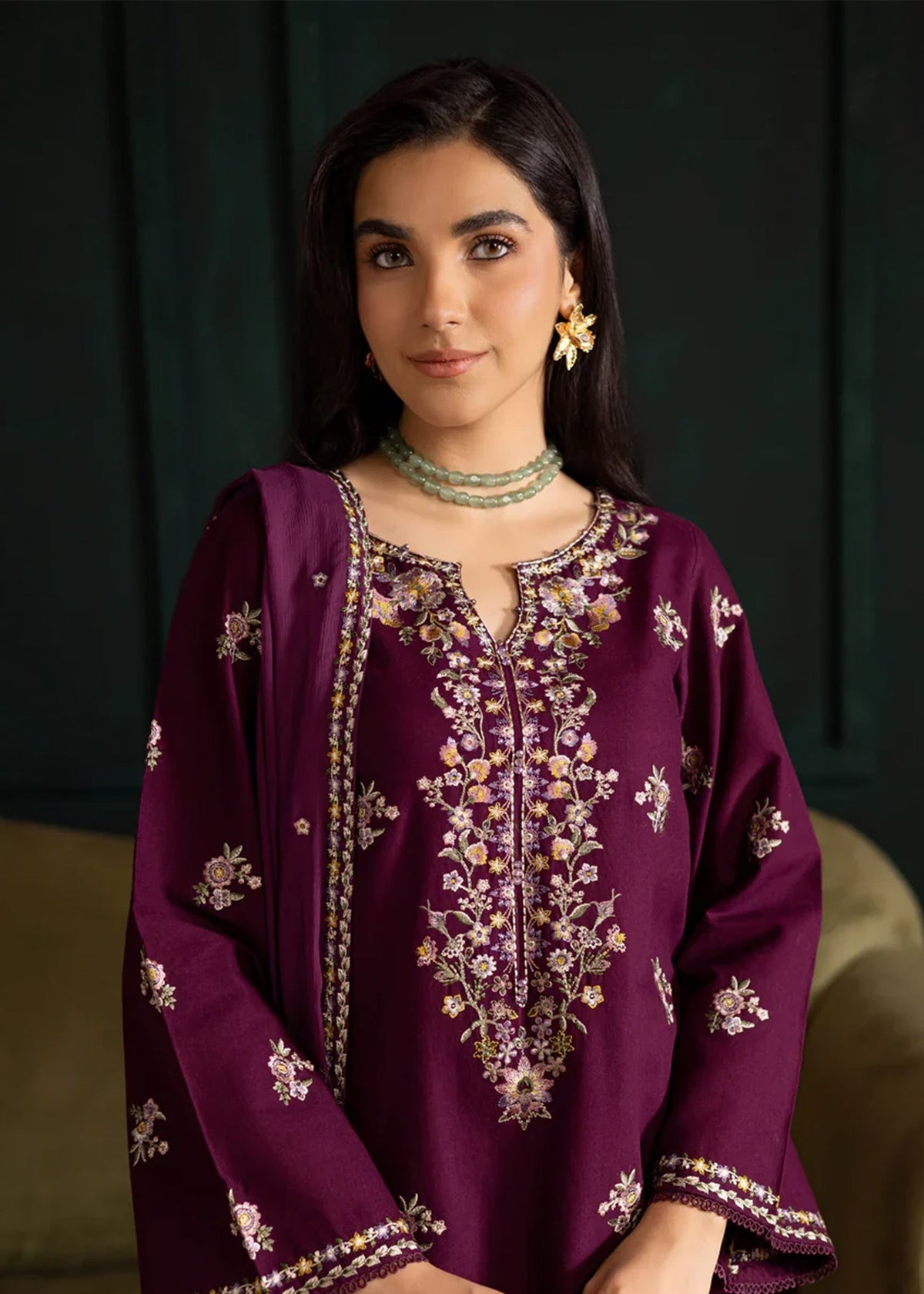 LIANA EMBROIDERED 3PC