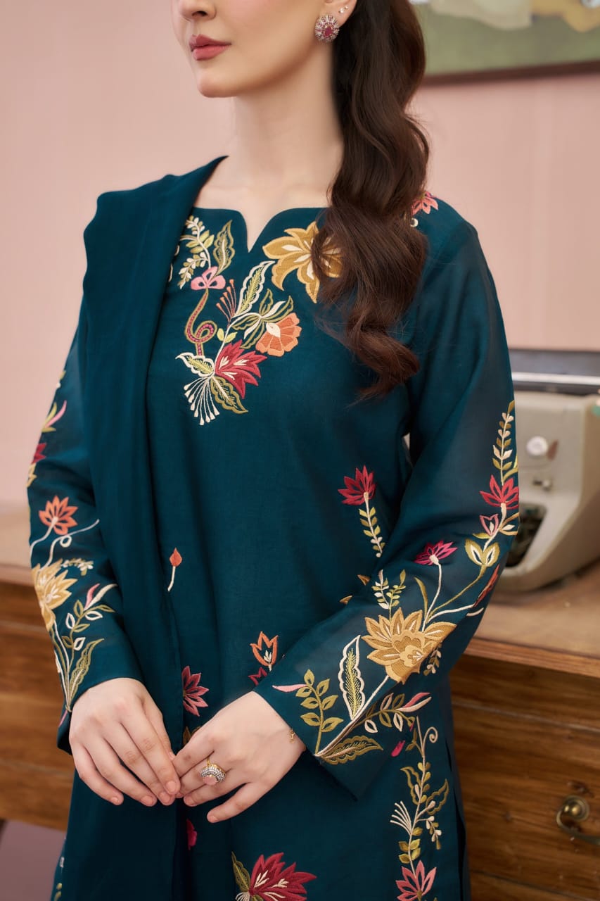 JAZERA EMBROIDERED 3PC