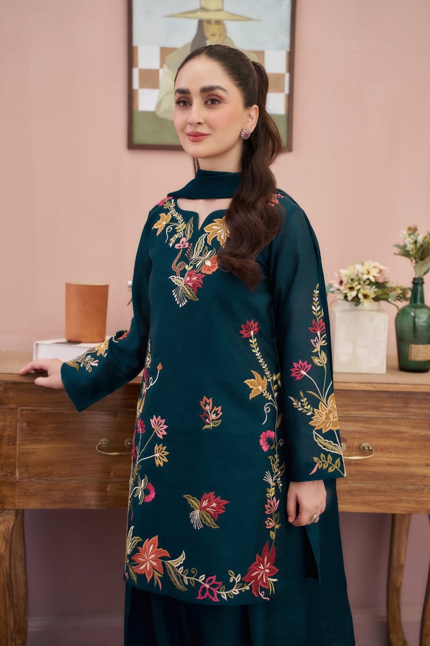 JAZERA EMBROIDERED 3PC