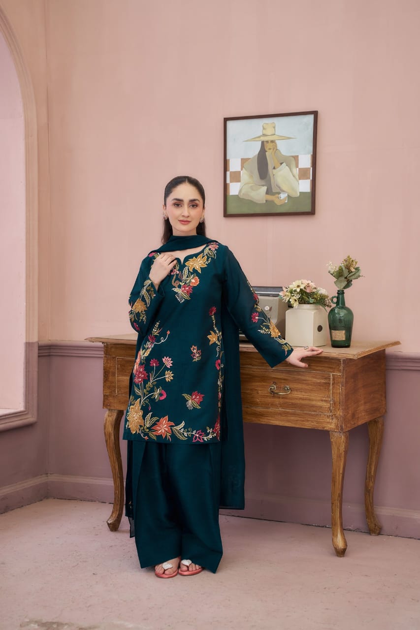 JAZERA EMBROIDERED 3PC