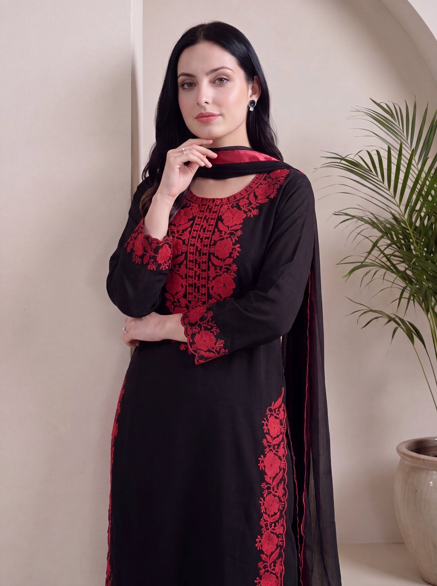 MIRAAL EMBROIDERED 3PC