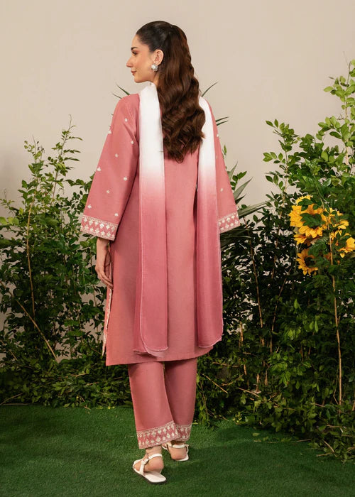 Barbie embroidered 3-piece suit by Tehzeeb Libas (view 9)