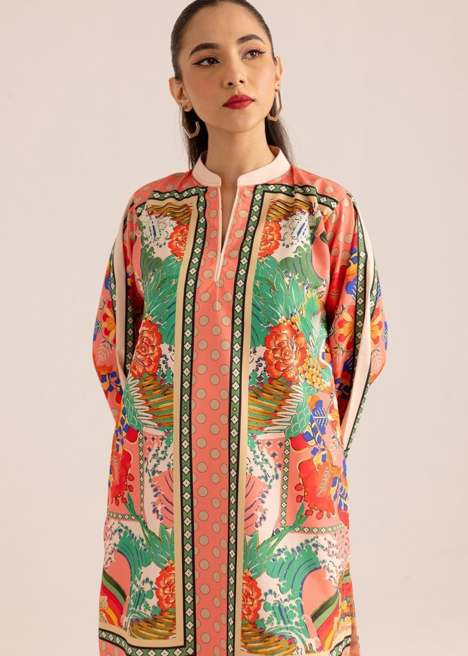 Bagh-e-Baharan khaddar 2-piece set by Tehzeeb Libas (view 3)
