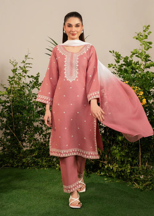 Barbie embroidered 3-piece suit by Tehzeeb Libas