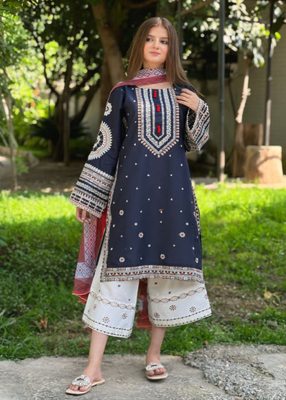 Ammara stitched eastern suit by Tehzeeb Libas