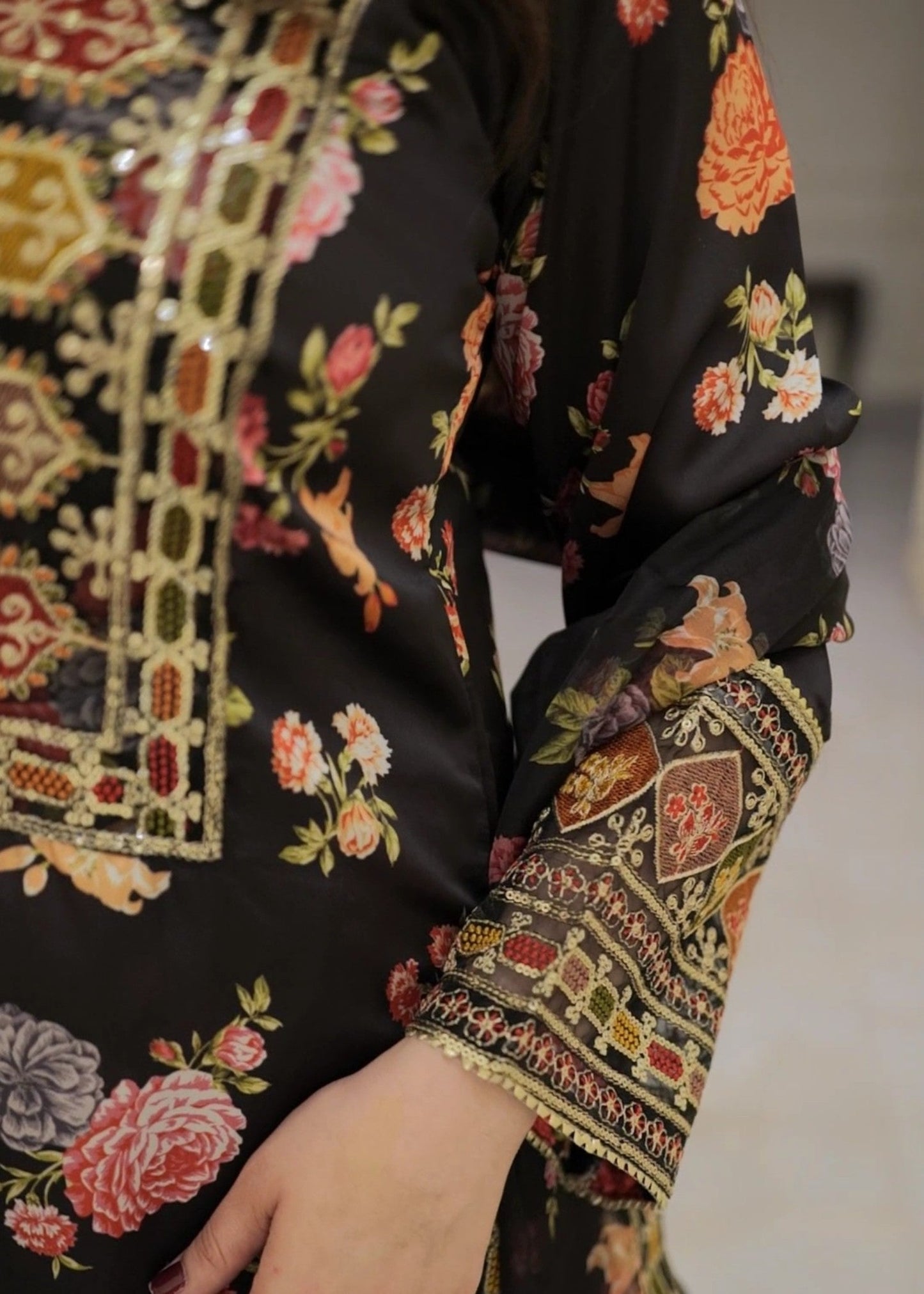 CHANDNI EMBROIDERED 3PC