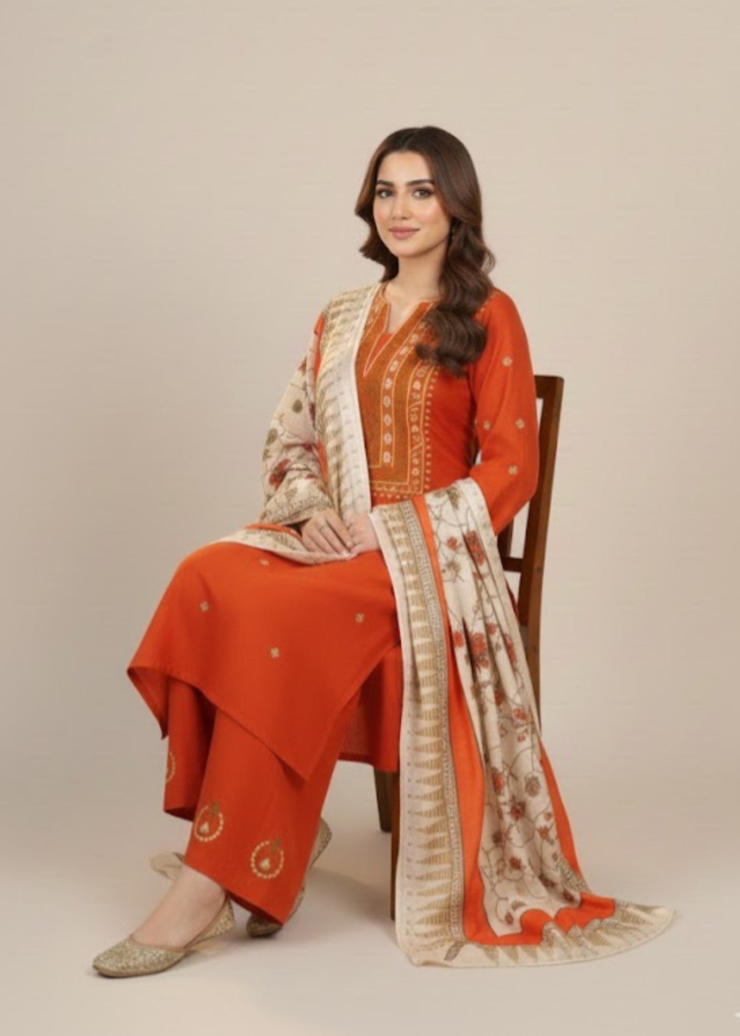 AYAT 3PC SUIT WITH SHAWL