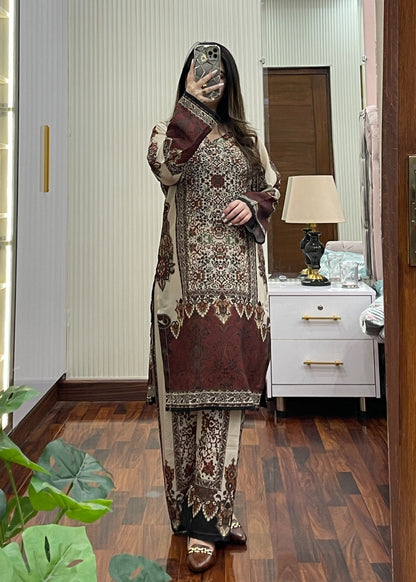 Brownie co-ord set by Tehzeeb Libas