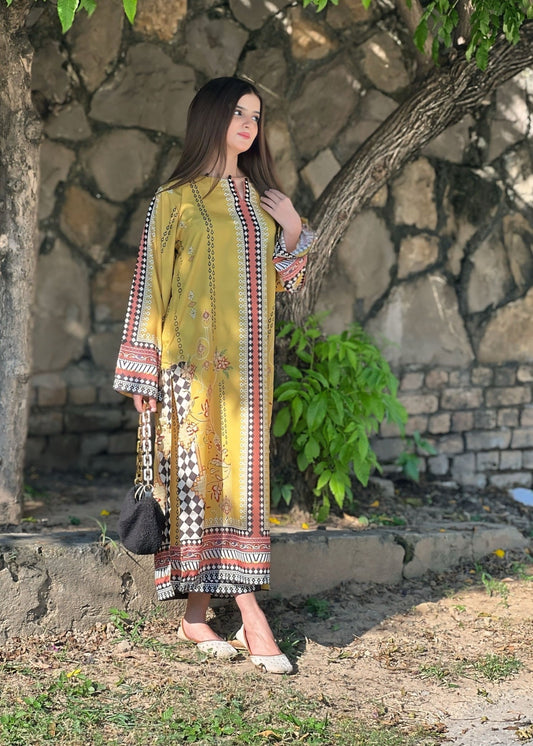 Haseen digital print 2-piece suit by Tehzeeb Libas (view 2)