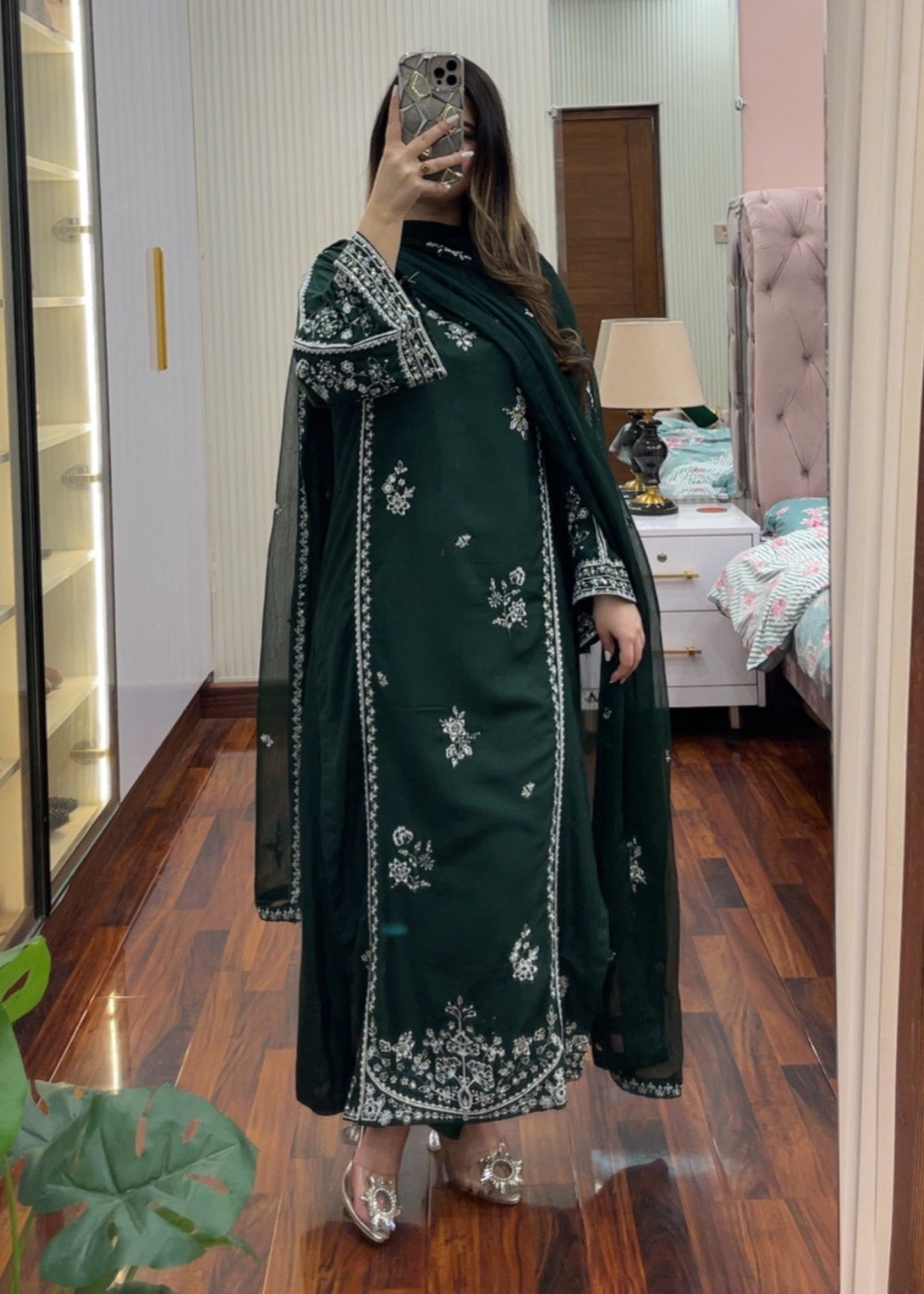 Royal Grace stitched eastern suit by Tehzeeb Libas (view 2)